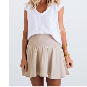 COPY - WHITE Karlie skort